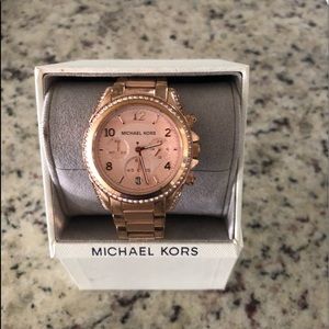 Michael Kors Watch Stainless Steel Rose Gold